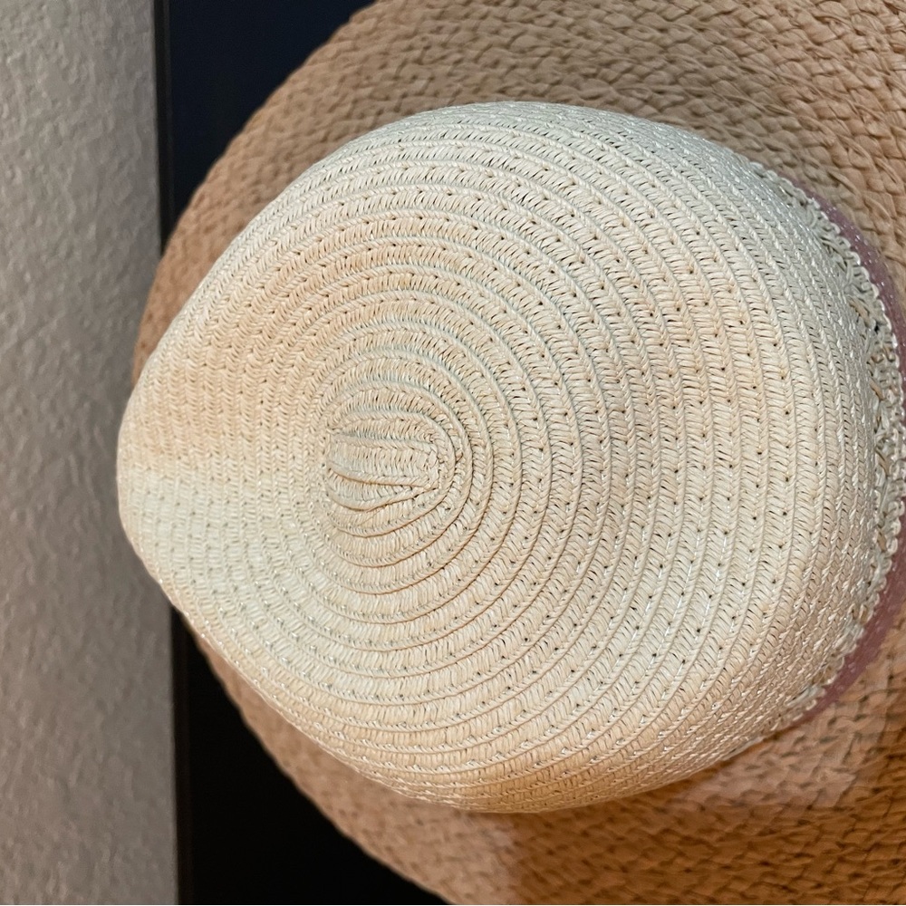 Mixed Straw Panama Hat - Picture 3 of 7